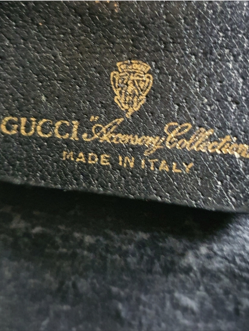 Gucci GG Supreme Monogram Coated Canvas Leather Blue Navy Shoulder/Crossbody Bag - Picture 2 of 15